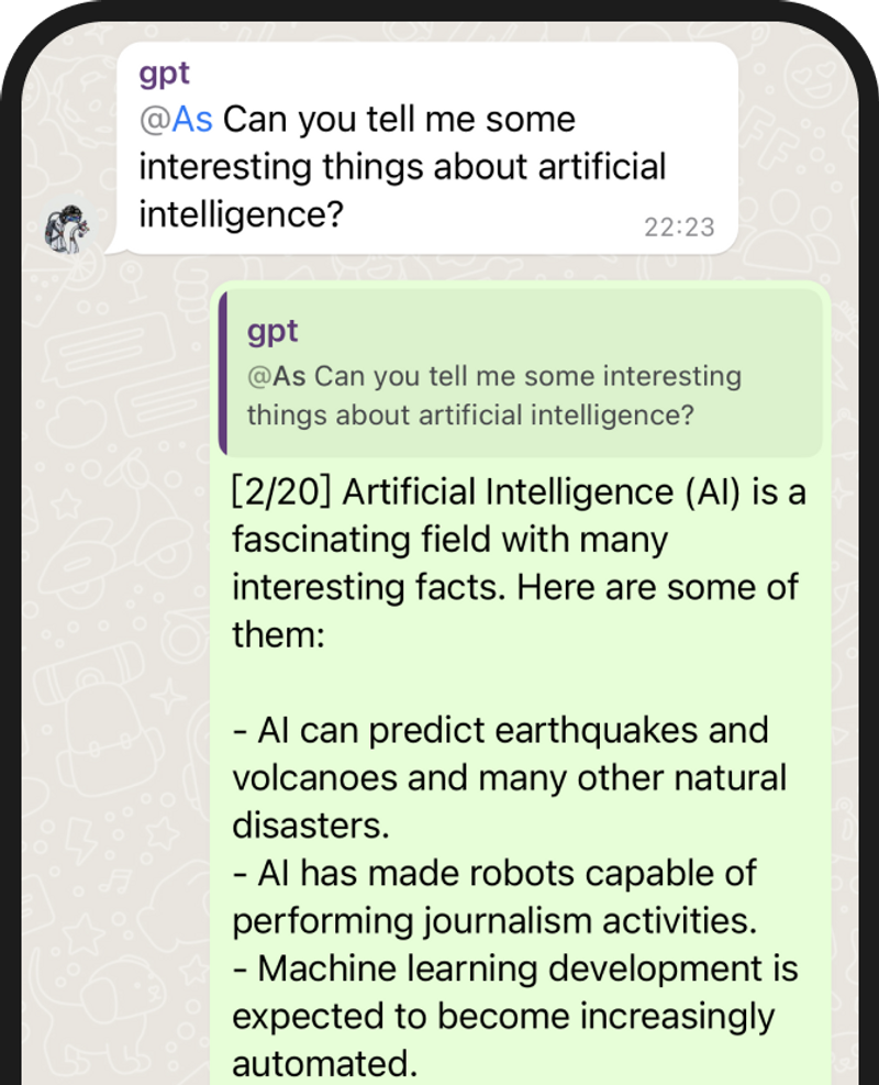 Agent for WhatsApp dashboard preview